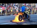 Paulo martinho  moto freestyle  quemando rueda burnout   tire 1000 degree   2023  boticas
