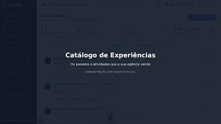 Viagilize: Catálogo de Experiências | tutorial do sistema para agências de viagens