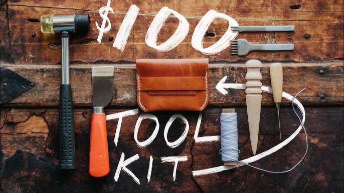 9 Budget LEATHER CRAFT TOOLS - [for beginners] - Basic Tool Set 