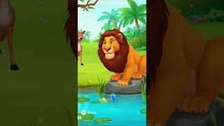 The Lion And The Fish A Funny Jungle Story For Kids 2D Animation