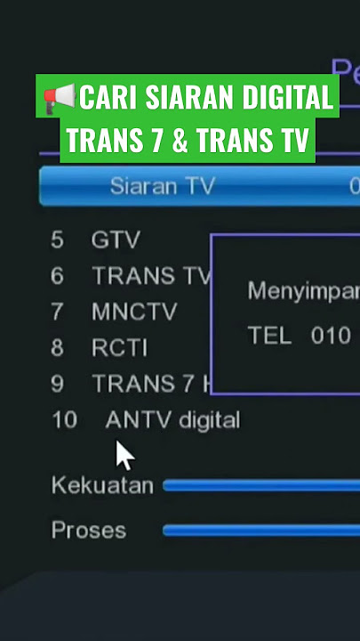 📢CARI SIARAN DIGITAL TRANS TV DAN TRANS 7 , KETEMU✅ #siarandigital