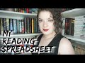 My Reading Spreadsheet | How I Track My Reading