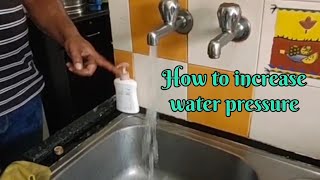 Kitchen sink tap water slow | Low water pressure in kitchen faucet #plumbing