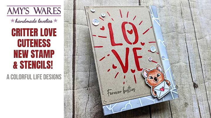 Quokka Love Card! New products from A Colorful Life Designs! Critter Cuteness!