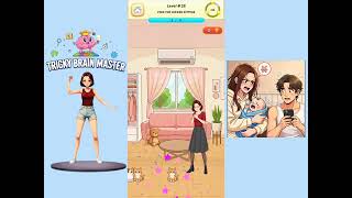 Tricky Brain Master Level 28 - Walkthrough Answer Find The Hidden Kittens