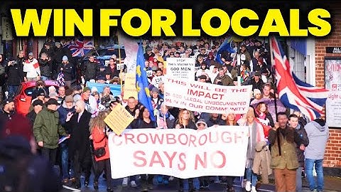 Home Office FORCED to PAUSE Migrant Move Into Crowborough Barracks After Huge Local Revolt