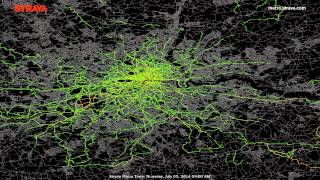 London Cycling Heatmap