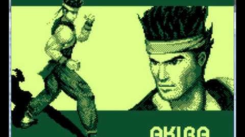 Fighters Megamix - Game Com Tiger Electronics - emulador MESSUI64 v0.180