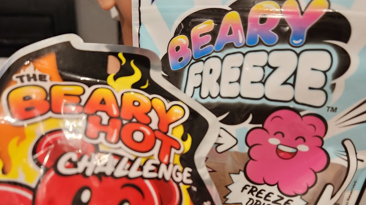 beary-freeze-and-beary-hot-gummy-bear-challenge-bearyfreeze-bearyhot