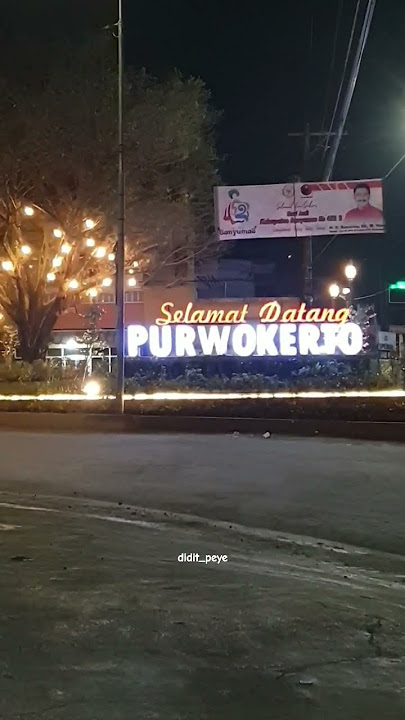 suasana malam purwokerto😍 #shorts