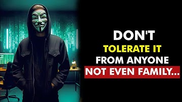 3 UNACCEPTABLE Behaviors that Should Not Be Tolerated | Stoic Mindset & Self-Respect | Stoicism