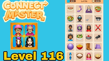 Connect master match puzzle level 116 solution walkthrough 