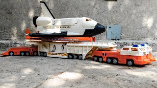 MEGA RIG Transbordador Espacial camion transformable Matchbox space shuttle