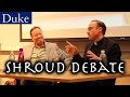 Shroud debate at duke  dr mark goodacre  fr andrew dalton lc