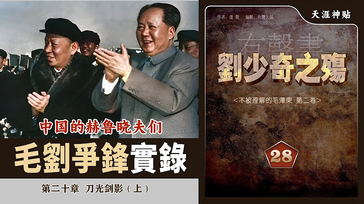 劉少奇之傷28集 |刀光劍影（上）|劉少奇毛澤東交鋒|四清四不清問題|矛盾公開走向對立[歷史有聲書] 天涯神貼:不被理解的毛澤東(卷二) - 天天要聞