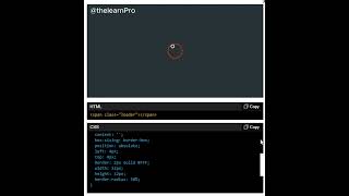 HTML | CSS | Loader Animation | Interactive Component | UI design | #shorts #ui #uidesign