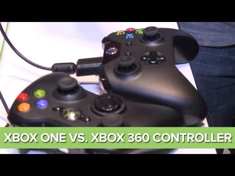 Xbox One Controller vs Xbox 360 Controller: Comparison Demo at E3 2013