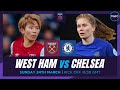 WEST HAM VS CHELSEA LIVE | WOMEN'S SUPER LEAGUE WATCHALONG | TFC LIVE