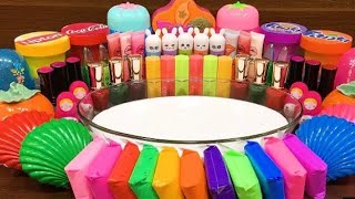 mixing rondom into glooyssy satısfying slime