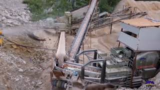 mobile crushing plant production line,sand and gravel production line complete set of equipment