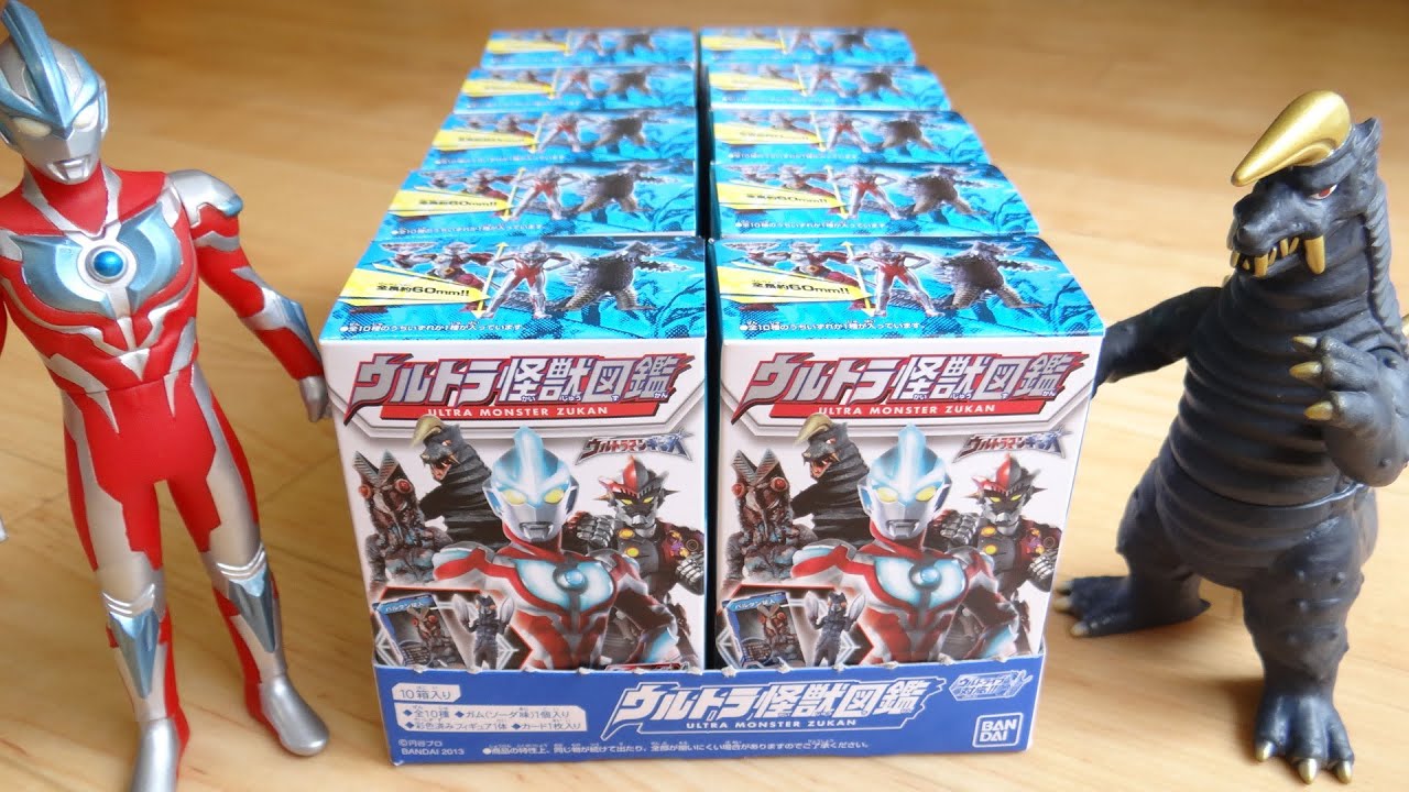 サーチ可能か 食玩 ウルトラ怪獣図鑑 箱買い 全部一気に開封レビュー ウルトラマンギンガ ライブサイン付ウルトライブ対応 Youtube