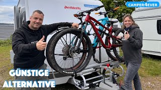 Preiskracher ❗ Deichsel  Fahrradträger für Wohnwagen I Berger Premium 2 XL  abklappbar, bis 50 kg