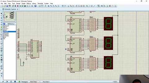 Bài tập 3: Vẽ module 4 led 7 đoạn và demo 1 bài mẫu