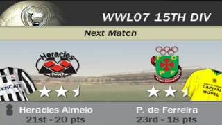 FIFA 07 | WWL 07 15th Division Week 18 Match 2 - Heracles Almelo vs P. de Ferreira [AI vs AI]