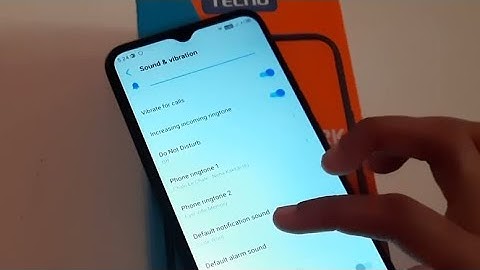 tecno spark go 2020 notification setting | How to manage notification sound | tone change kaise kare