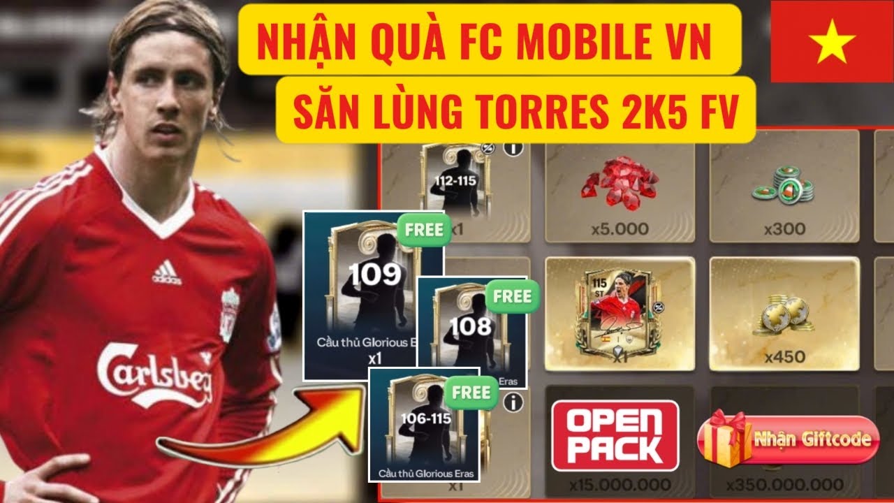 🏆FC MOBILE VN | GET FREE NEW EVENT GIFTS AND REVEAL NEW CODES | CONTINUE HUNTING FOR TORRES VIETN...