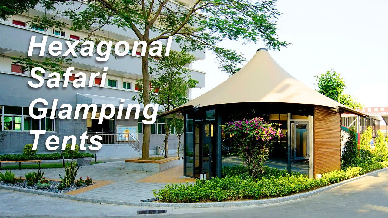 Hexagonal Safari Glamping Tents | Luxury Resort Tents for Camping_Moxuanju Glamping Tent Hotel