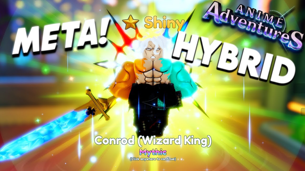 Showcasing New Evolved Shiny Conrod Wizard King Is INSANELY Strong In Anime  Adventures Update 16! 