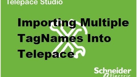 Telepace Studio - Import Multiple Tagnames
