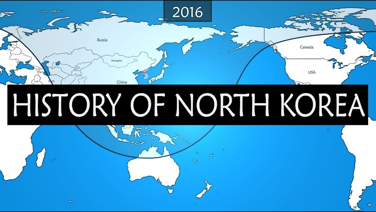 North Korea  - 70 Years Of History On A Map