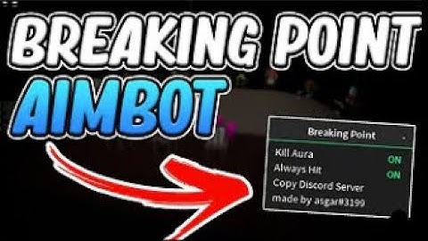 Breaking Point Script (OP :0) INF Coins, Aimbot, Kill Aura