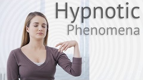 Hypnotic phenomena - what can we do with hypnosis?