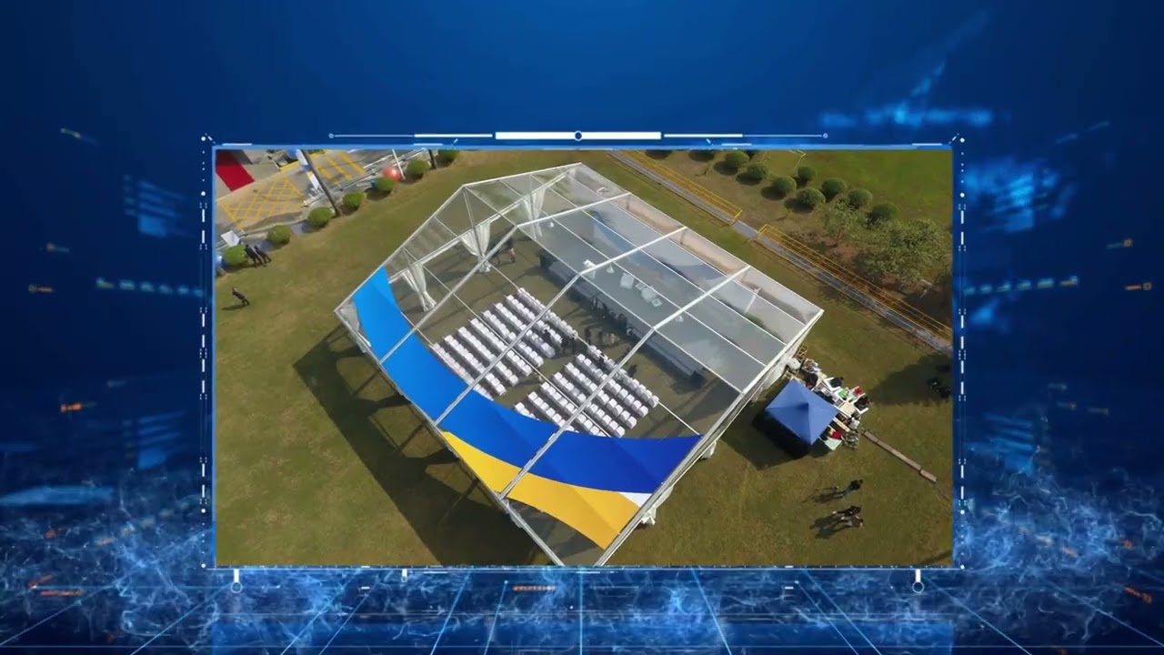 20m type A transparent tent 