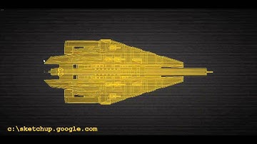 Google Sketchup Spaceship Modeling - TFS - DREADNAUGHT TEASER