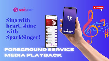 Foreground service media playback