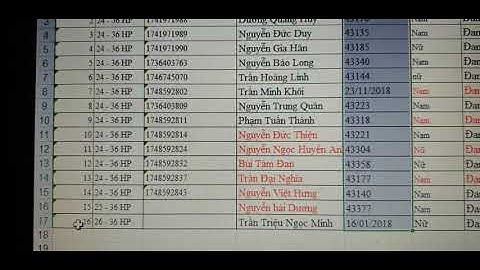 Upload lỗi ngày tháng năm sinh trong CSDL và cách sửa