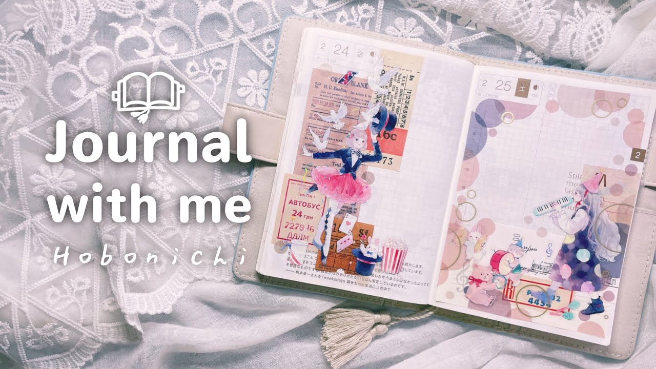 Asmr journal with me hobonichi fifi