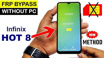 Infinix Hot 8 X650C FRP LOCK GOOGLE ACCOUNT BYPASS Without PC New Method 🔥