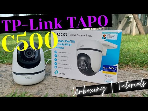 TAPO C500 TP LINK OUTDOOR CAMERA Unboxing