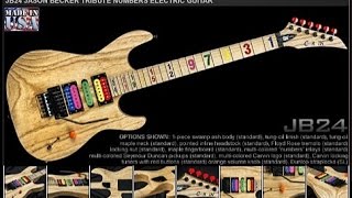 Jason Becker the Making of the JB24 Carvin Guitars Numbers Tribute Guitar