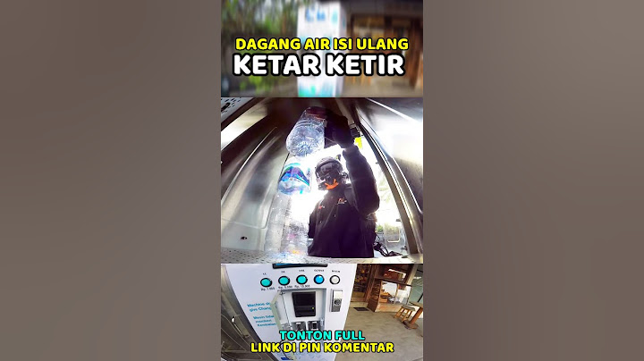 ALAT CANGGIH BIKIN KETAR KETIR DAGANG AIR ISI ULANG