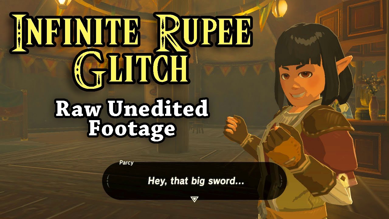 Infinite Rupees Glitch BotW | Raw Unedited Footage *READ DISCRIPTION