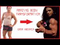 From athletic to muscle amazon  female muscle progress before and after