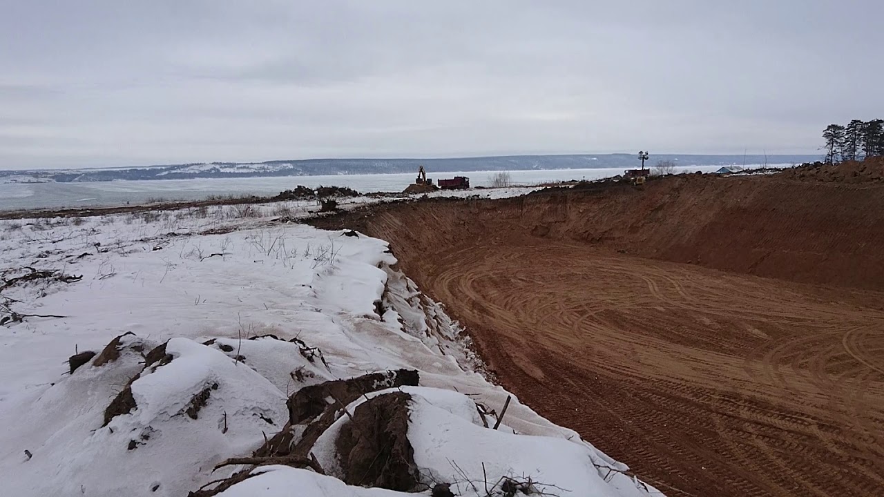 Мост Тольятти - Климовка. Отчёт о работах на левом берегу на 15 февраля ...