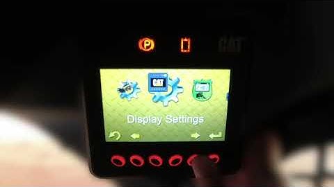 Overview of the Advanced Display on Cat® D3 Skid Steer and Compact Track Loaders