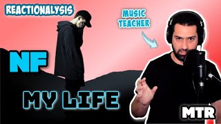 NF - My Life Reaction (Reactionalysis) - Music Teacher listens to and analyses the perception album